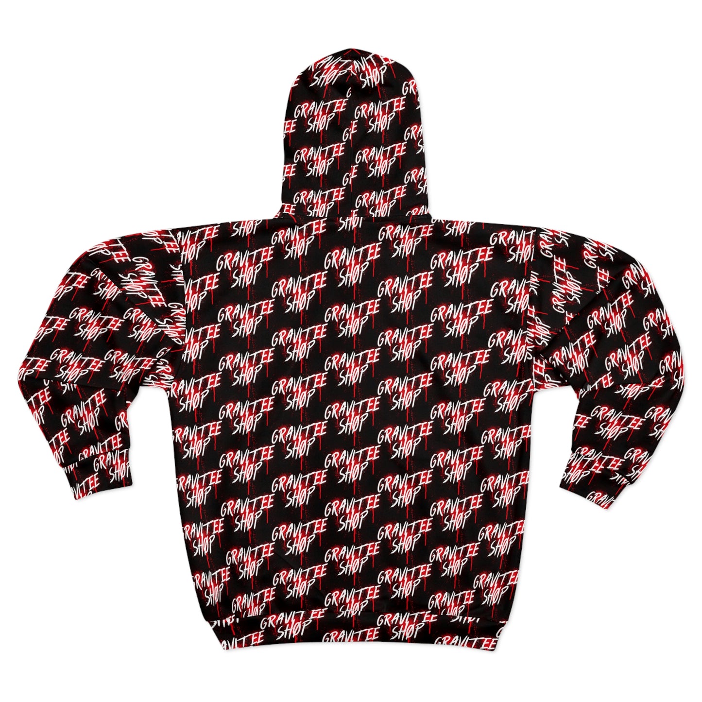 Gravitee Shop Unisex Zip Hoodie (AOP)