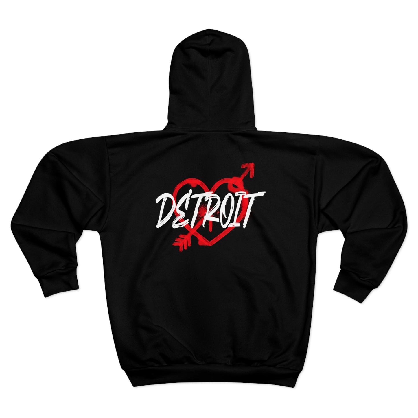 Detroit Unisex Zip Hoodie (AOP)