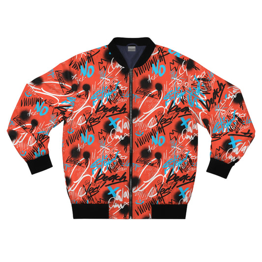 Graffiti Men's Bomber Jacket (AOP)