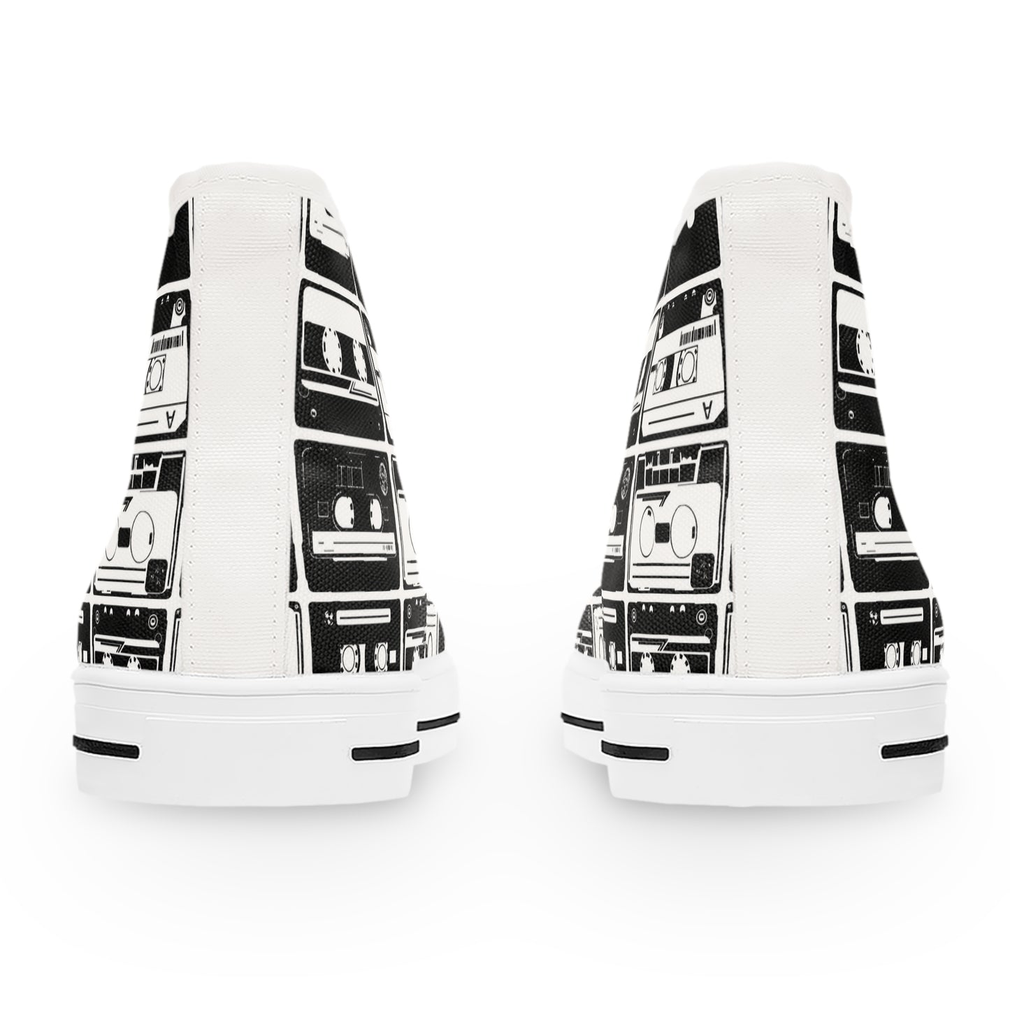 Cassette Tapes Women's High Top Sneakers