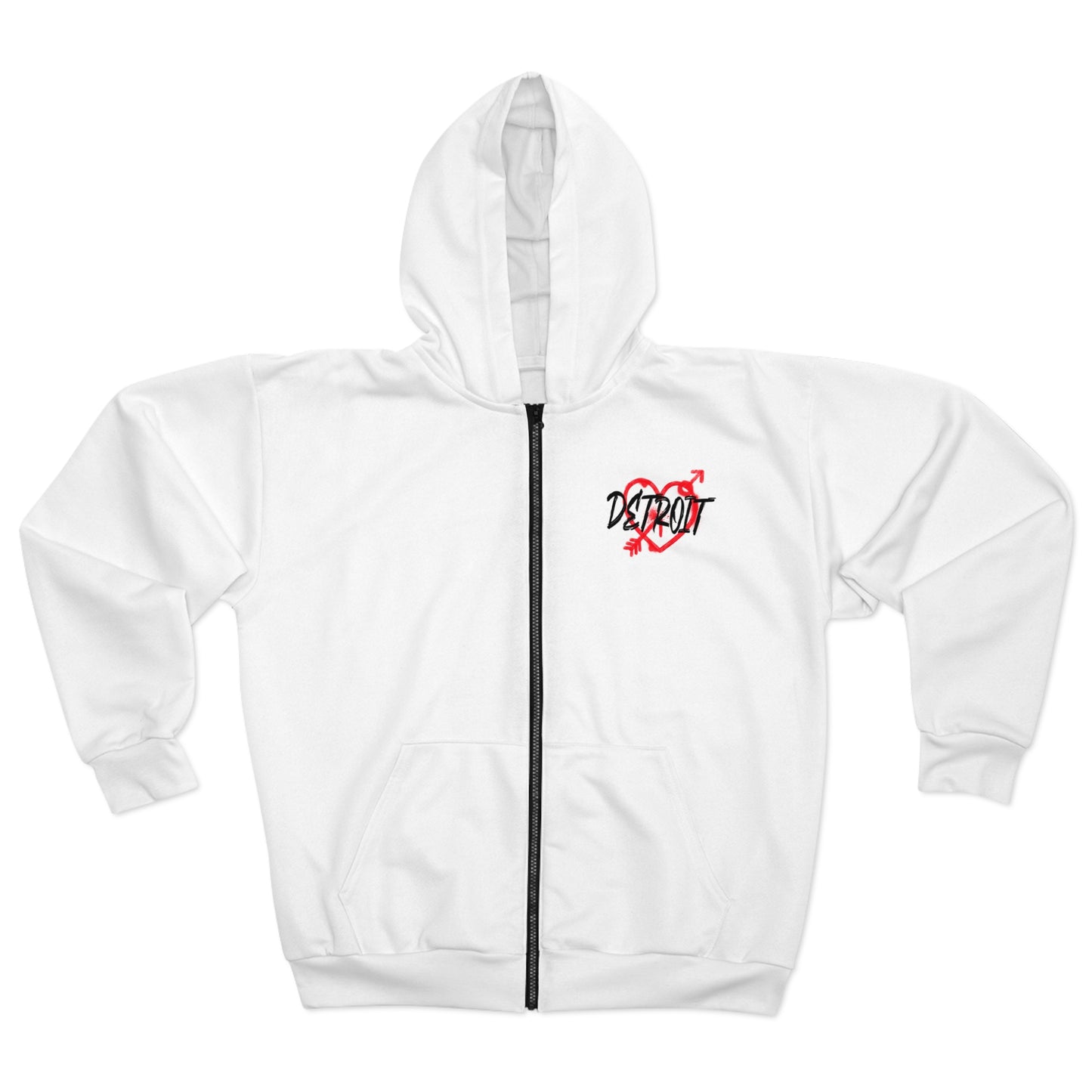 Detroit Unisex Zip Hoodie (AOP)