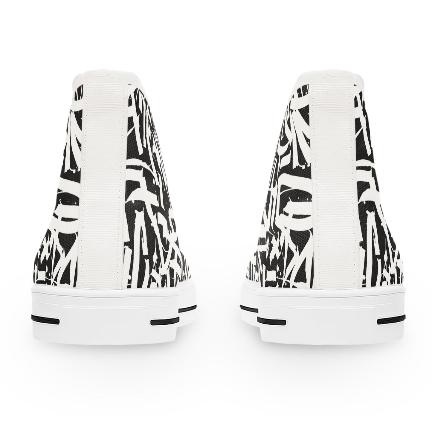 Calligraphy Graffiti Women's High Top Sneakers