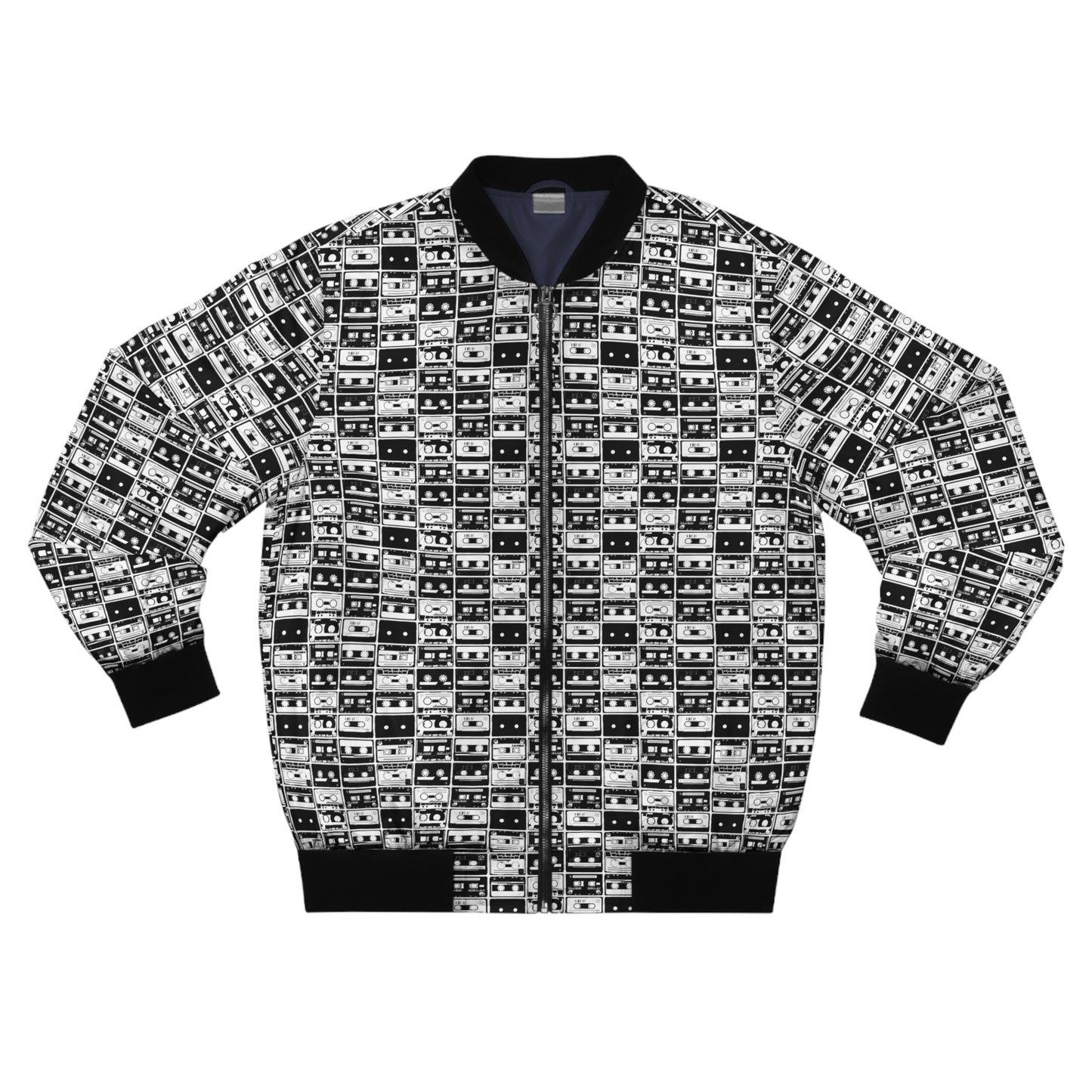 Cassette Tape Men's Bomber Jacket (AOP)