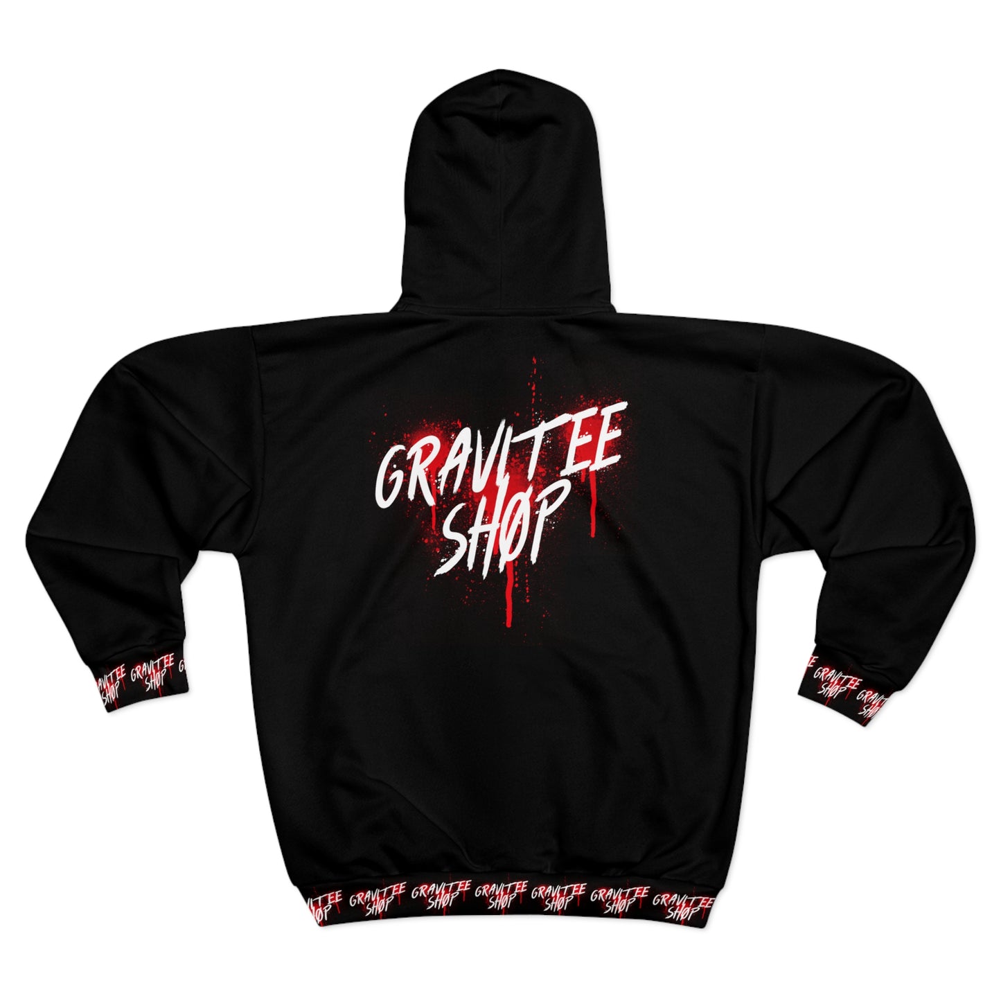 Gravitee Shop Unisex Zip Hoodie (AOP)