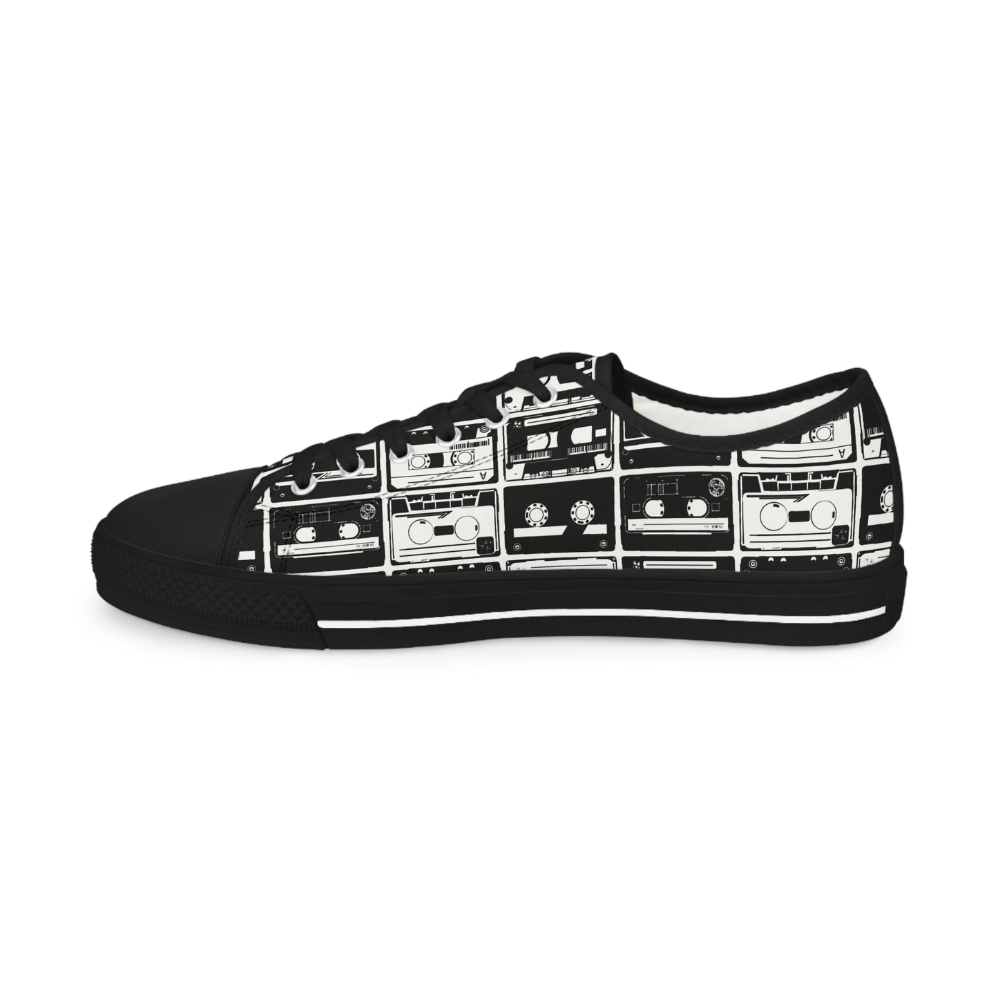 Cassette Tapes Men's Low Top Sneakers