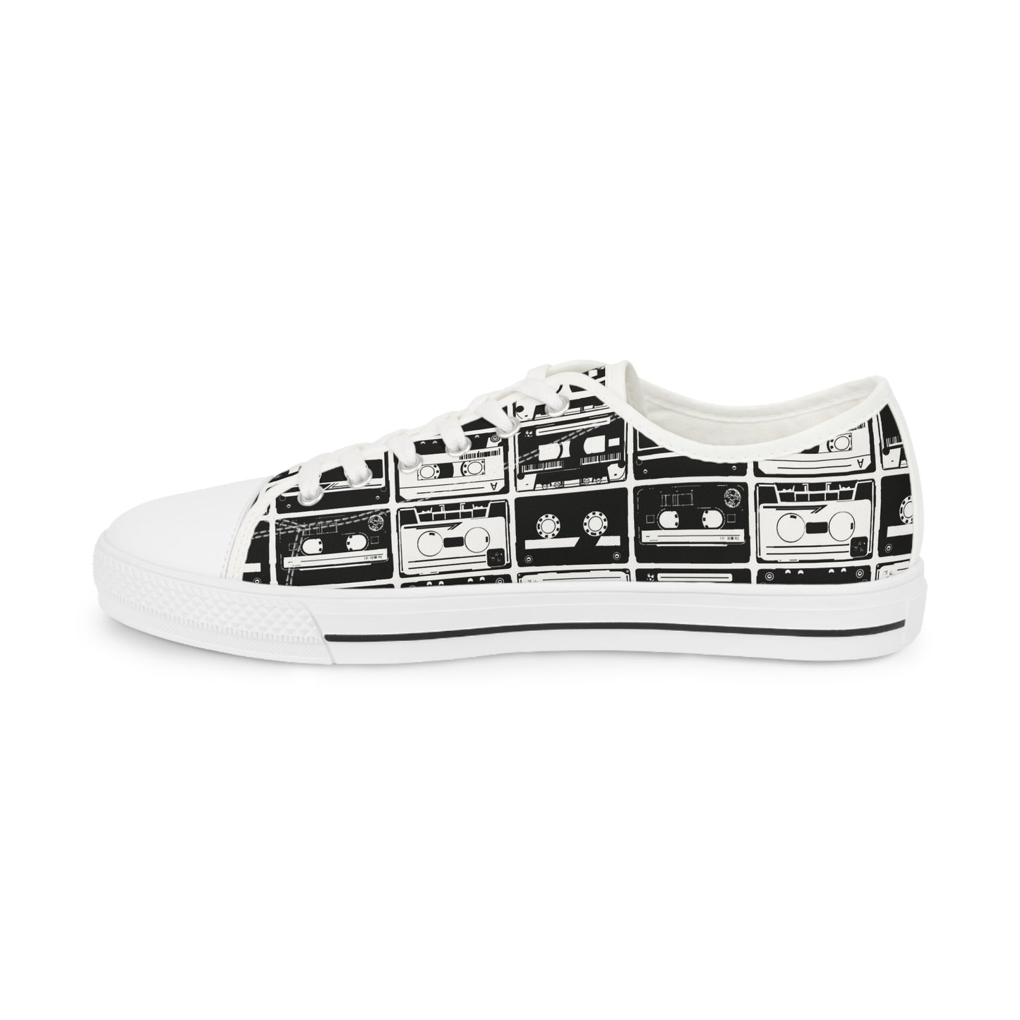 Cassette Tapes Men's Low Top Sneakers