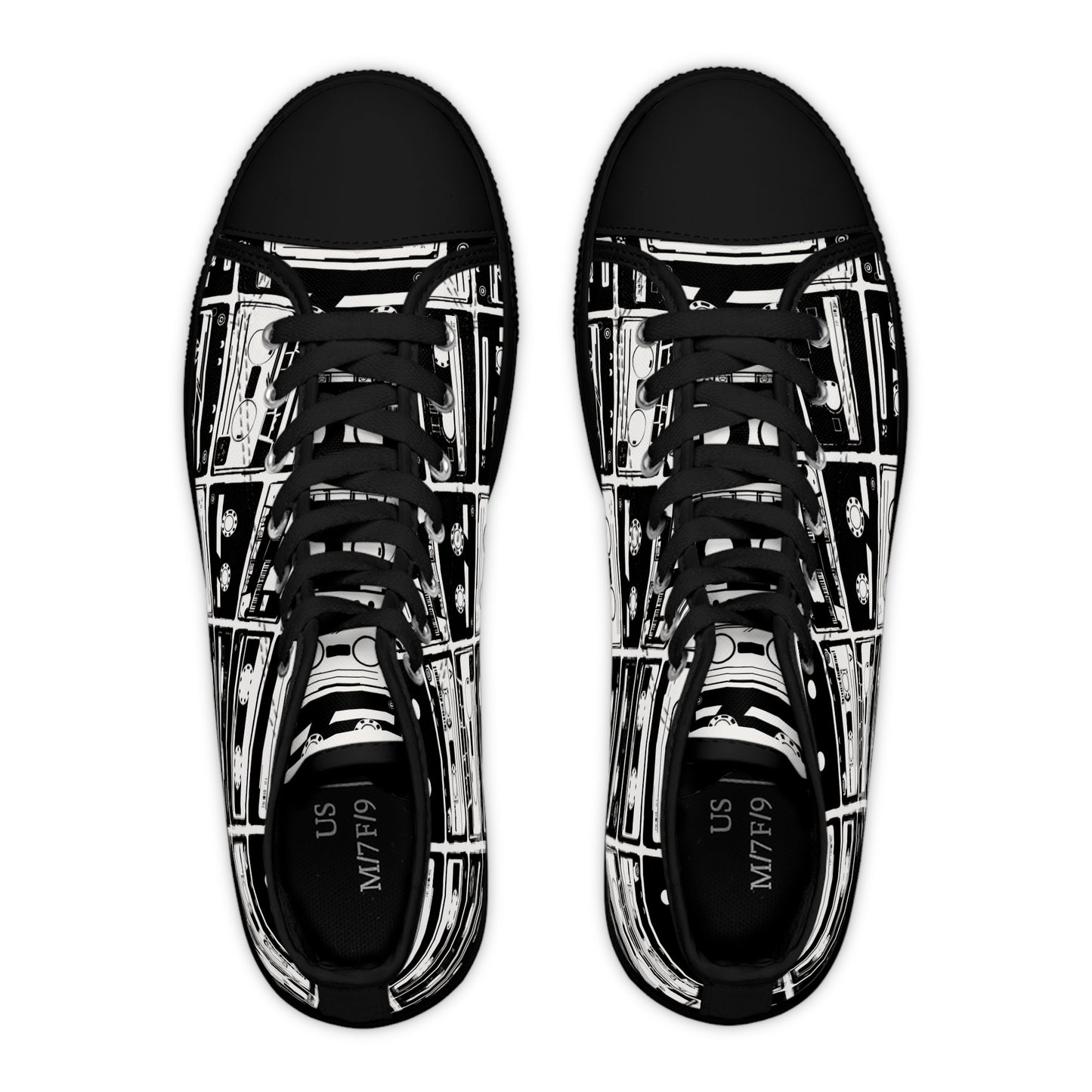 Cassette Tapes Women's High Top Sneakers