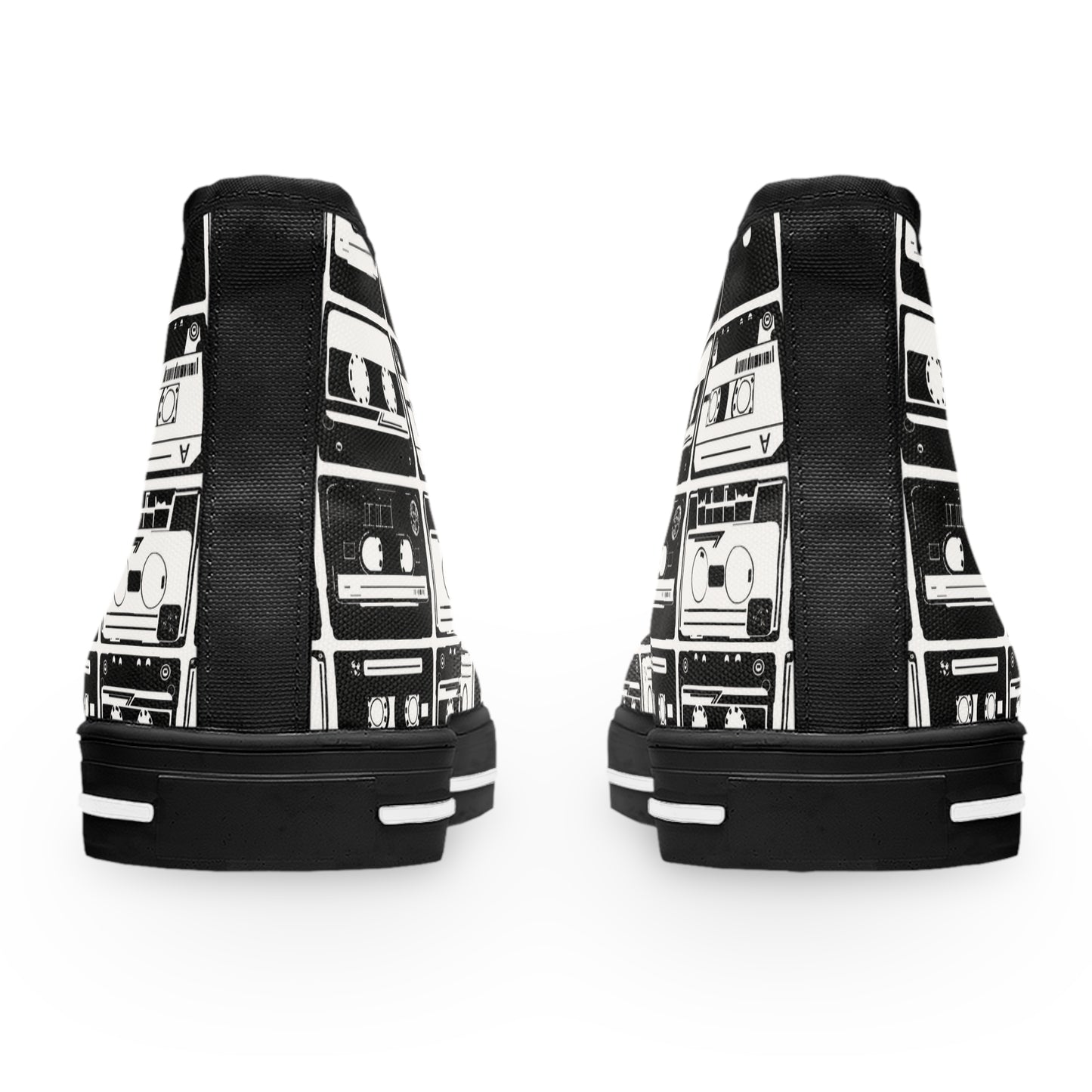 Cassette Tapes Women's High Top Sneakers