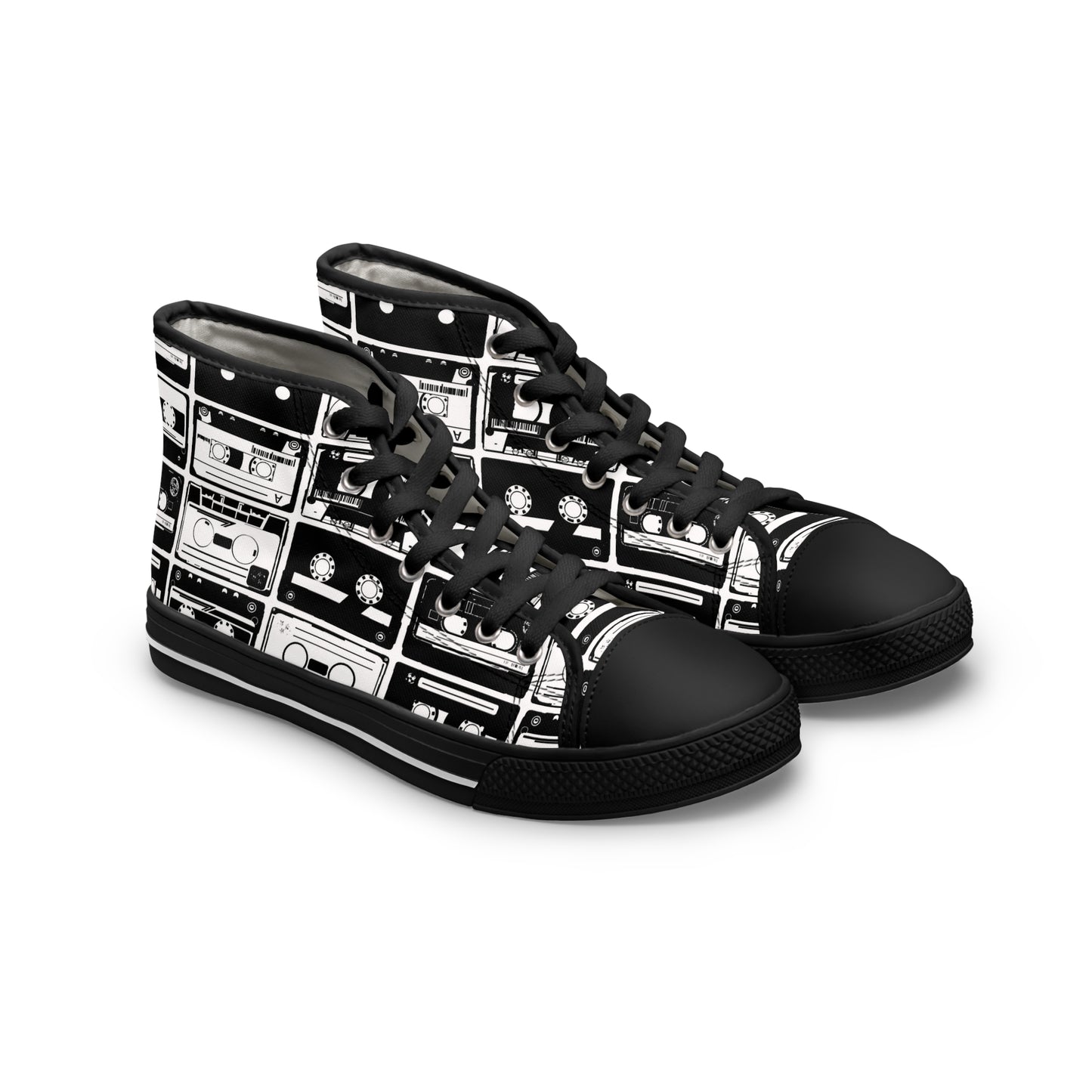 Cassette Tapes Women's High Top Sneakers