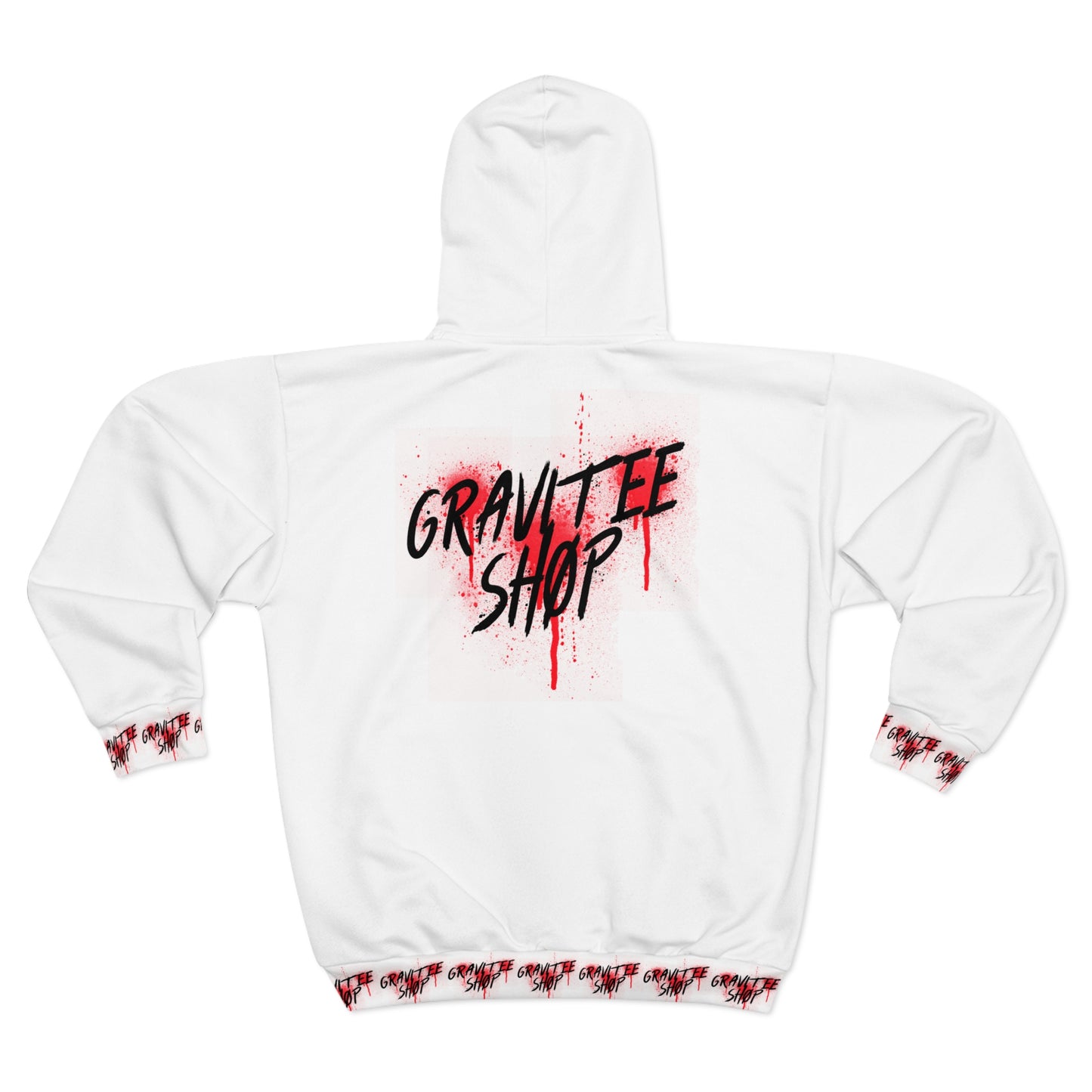 Gravitee Shop Unisex Zip Hoodie (AOP)