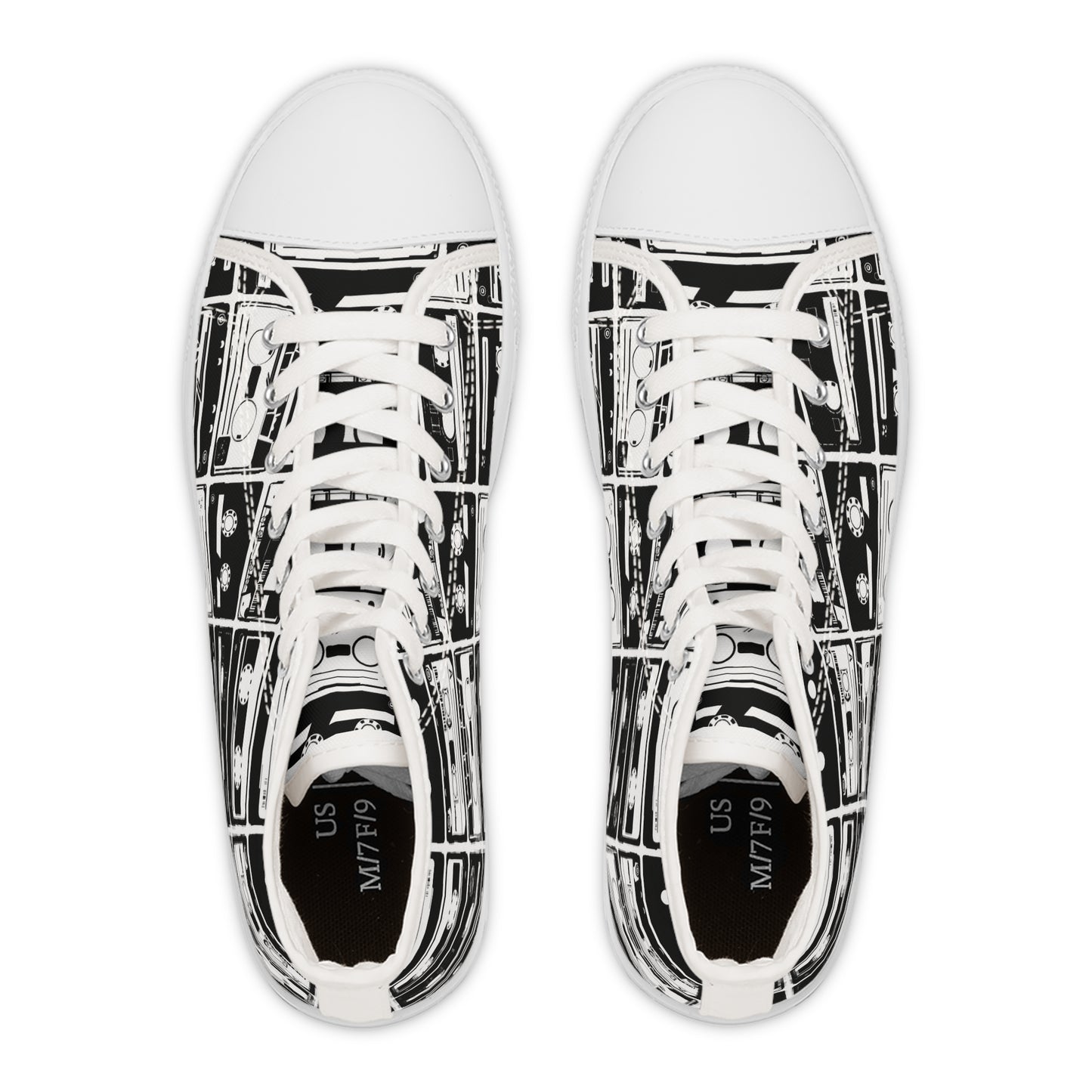 Cassette Tapes Women's High Top Sneakers