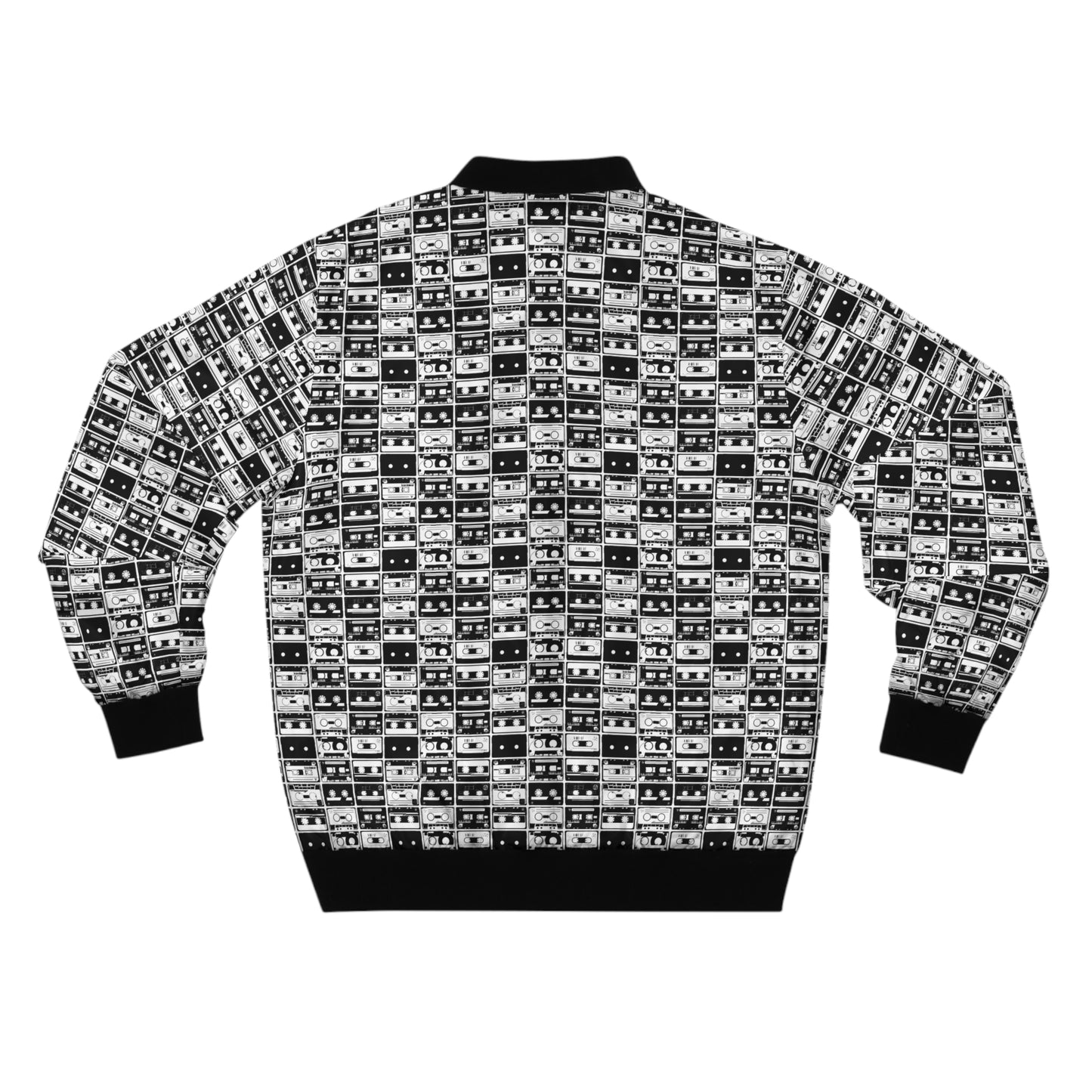 Cassette Tape Men's Bomber Jacket (AOP)