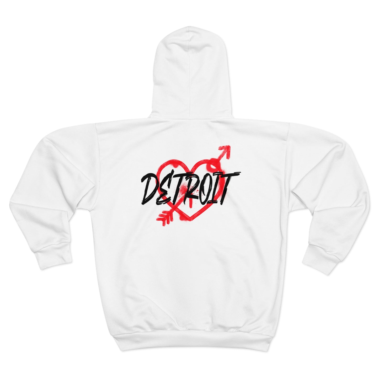 Detroit Unisex Zip Hoodie (AOP)