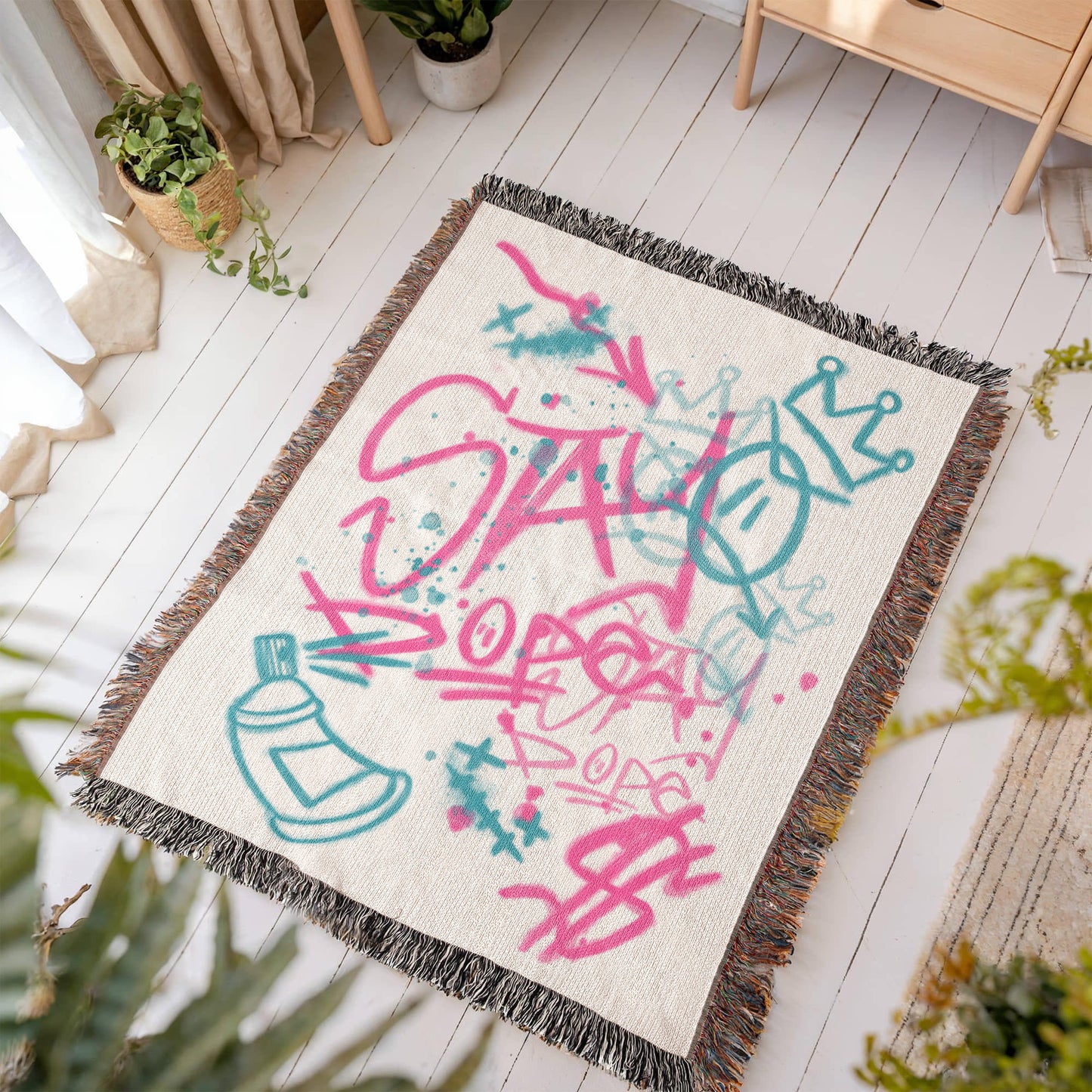 Stay Dope Woven Blanket 50" X 60"