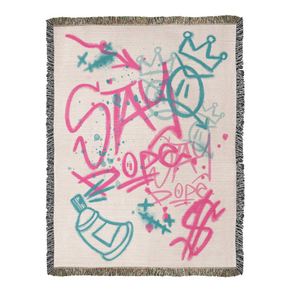 Stay Dope Woven Blanket 50" X 60"