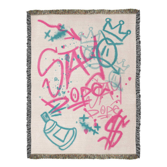 Stay Dope Woven Blanket 50" X 60"